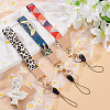 3 Sets 3 Colors PU Leather Mobile Straps AJEW-HY0001-63-5