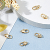 8Pcs Brass Lobster Claw Clasps KK-HS0001-54G-5