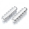 6-Strands Brass Magnetic Slide Lock Clasps KK-Q740-19P-1