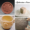 Chinese Mid-Autumn Festival Hand-Pressure Wooden Flower Carved Moon Cake Mould DIY-WH0410-25-4
