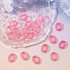 20Pcs Transparent Acrylic Quick Link Connectors OACR-TADJ0001-03D-3