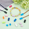 PandaHall Elite 48Pcs 12 Colors Plastic Screw Clasps FIND-PH0004-17-2