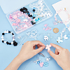3 Bags 3 Colors Transparent & Opaque Resin Beads RESI-PH0001-71-3