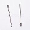 Tarnish Resistant 304 Stainless Steel Ball Head Pins STAS-K146-045-25x0.7mm-1
