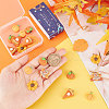 SUNNYCLUE 24Pcs 6 Styles Thanksgiving Day Handmade Polymer Clay Pendants CLAY-SC0001-51-3