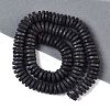 Frosted Natural Lava Rock Beads Strands G-E618-07-2