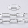 304 Stainless Steel Paperclip Chains CHS-N001-02S-5