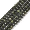 Natural Serpentine/Green Lace Stone Beads Strands G-S259-15-6mm-1-1