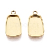 304 Stainless Steel Pendant Cabochon Component STAS-Q113-20G-1