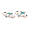 Alloy & Enamel Pendants ENAM-T021-65G-1
