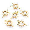 Brass Spring Clasps KK-N259-57-2