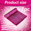 Polyester & PET Reversible Sequin Fabric DIY-WH0453-78A-2