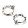 Non-Tarnish 304 Stainless Steel Clip-on Earrings X-EJEW-P232-01P-2