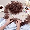 5 Yards Pleated Organza Pleated Lace Ribbon OCOR-PH0004-67C-3