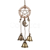 Iron Witch Bells for Door Knob for Protection HJEW-JM02203-1