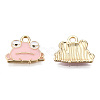 Eco-Friendly Zinc Alloy  Pendants LS-ENAM-R051-13-02G-NR-1