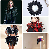 1 Bundle Fashion Feather Cloth Strand Costume Accessories DIY-GF0012-59C-5