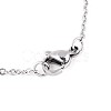 Non-Tarnish 201 Stainless Steel Pendant Necklaces NJEW-T009-JN139-40-1-4