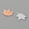 Maple Leaf Brass Cabochons MRMJ-WH0003-04C-P-1