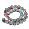 Dyed Synthetic Imperial Jasper Beads Strands G-D337-14mm-A03-3