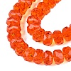 Transparent Glass Beads Strands GLAA-Q114-01A-A06-3