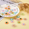 Resin Frosted Cabochons RESI-TA0001-26-12