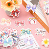4 Sets PVC Plastic Decorative Sticker Labels DIY-SP0005-32C-4
