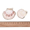 Electroplate Sea Shell Pendants SSHEL-S258-69A-3