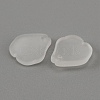 Frosted Glass Pendants GLAA-WH0033-18-2