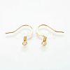 Brass French Earring Hooks KK-Q366-G-NF-2