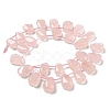 Natural Rose Quartz Beads Strands G-Z040-A02-01-3