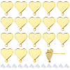 20Pcs Brass Stud Earring Findings KK-SC0006-80-1
