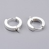 201 Stainless Steel Huggie Hoop Earrings Findings STAS-A167-01A-S-2