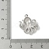304 Stainless Steel Pendants STAS-Z144-14F-P-3
