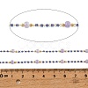Handmade Brass Glass Beaded Chains GL-CBA1C06-01G-05-3