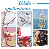 120Pcs 3 Styles Shell Pendants PALLOY-HY00003-8