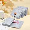 5Pcs Felt Jewelry Storage Bags with Button ABAG-BC0001-71B-4
