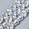Electroplate Glass Beads Strands EGLA-N008-005-A01-1