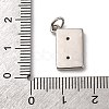 Brass Micro Pave Cubic Zirconia Pendants KK-P308-34P-3