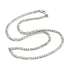 Brass Figaro Chain Bracelets & Necklaces for Women NJEW-U011-11P-2
