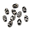 Tibetan Style dZi Beads TDZI-D010-02G-09-1