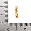 Brass Micro Pave Cubic Zirconia Ice Pick Pinch Bails KK-G600-24G-03-3