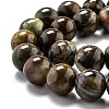 Round Natural Ocean Agate/Ocean Jasper Beads Strands G-L574-02C-3