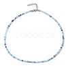 Bling Glass Beaded Necklace for Women NJEW-PH01492-01-1