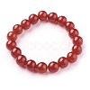 Natural Carnelian Beads Stretch Bracelets BJEW-F380-01-C10-1