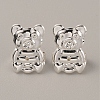 Brass Ear Nuts FIND-WH0133-06S-2