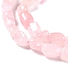 Natural Madagascar Rose Quartz Beads Strands G-G018-13-2