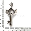 Halloween 304 Stainless Steel Enamel Pendants STAS-Q317-05B-AS-3