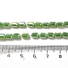 Electroplate Glass Beads Strands EGLA-D031-01-5