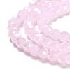 Electroplate Glass Beads Strands EGLA-A035-J4mm-A02-3